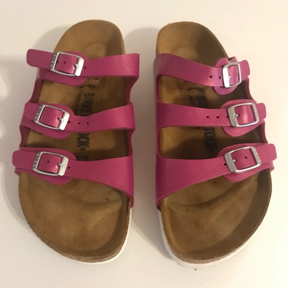 Birkenstock Florida Fiuscha Pink Birko-Flor 37 N 🌷🌸 - Picture 4 of 8